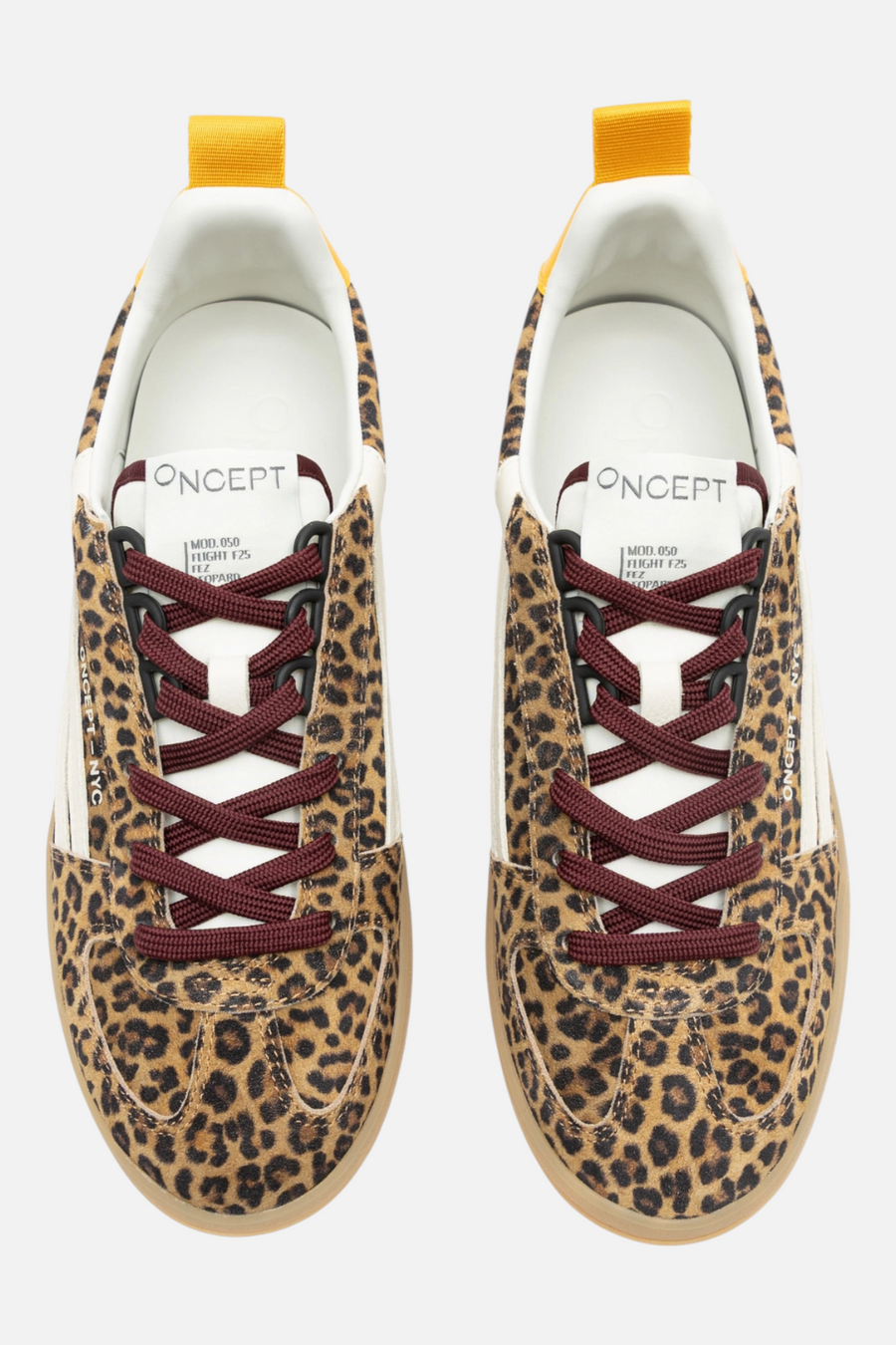 Oncept Women's Fez Court Sneaker in Leopard