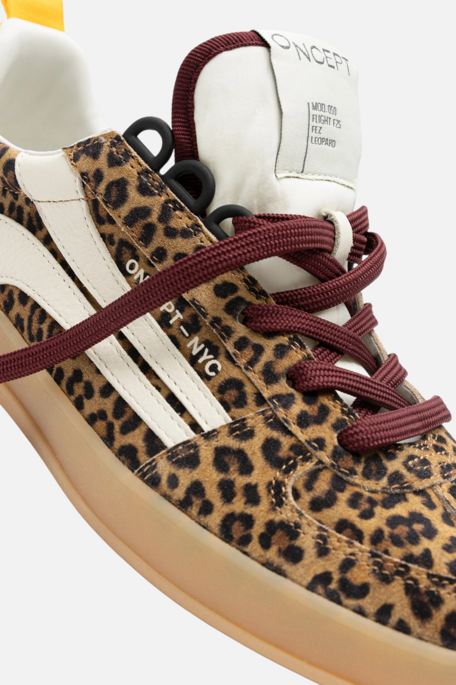 Oncept Women's Fez Court Sneaker in Leopard
