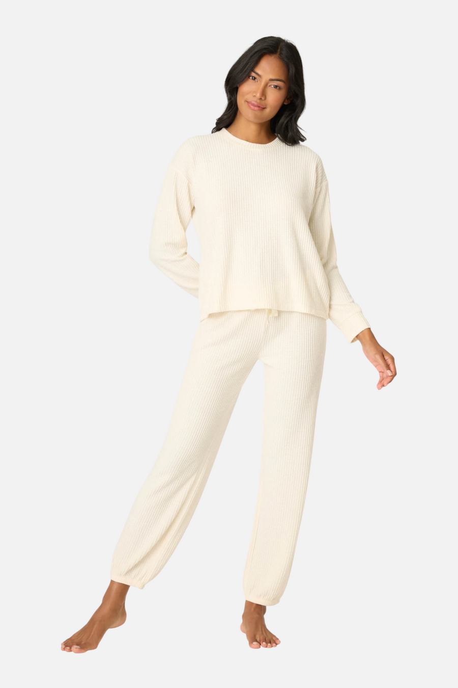 PJ Salvage Fireside Sparkle Natural PJ Set