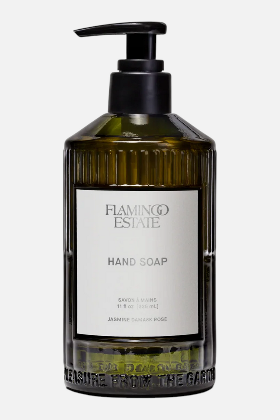 Flamingo Estate Jasmine Damask Rose Glass Hand Soap
