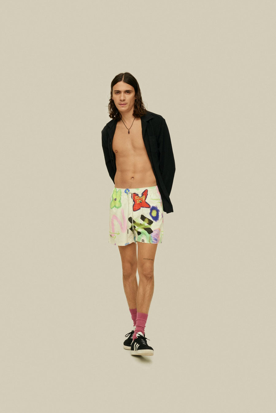 OAS Flower Shop Swim Short