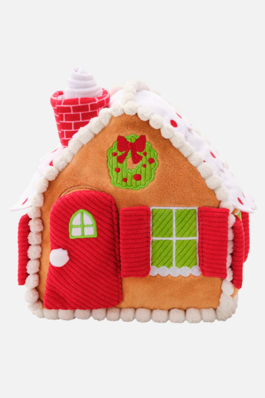 Foggy Dog Gingerbread House Interactive Snuffle Dog Toy