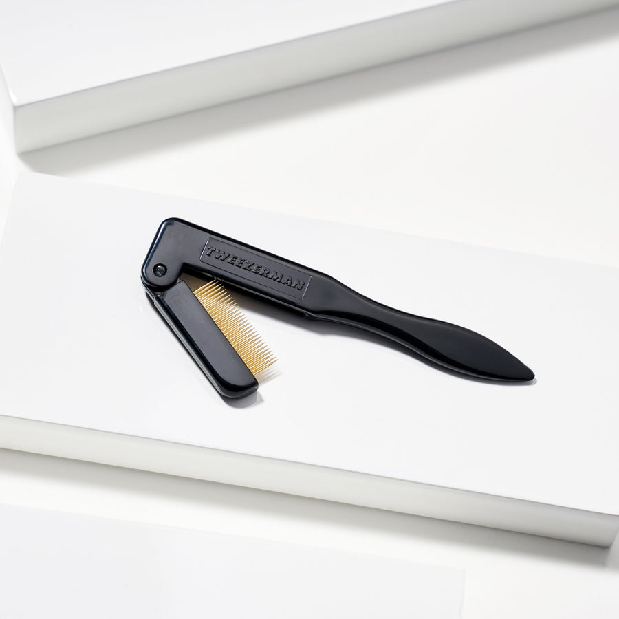 Tweezerman Folding iLashcomb in Black