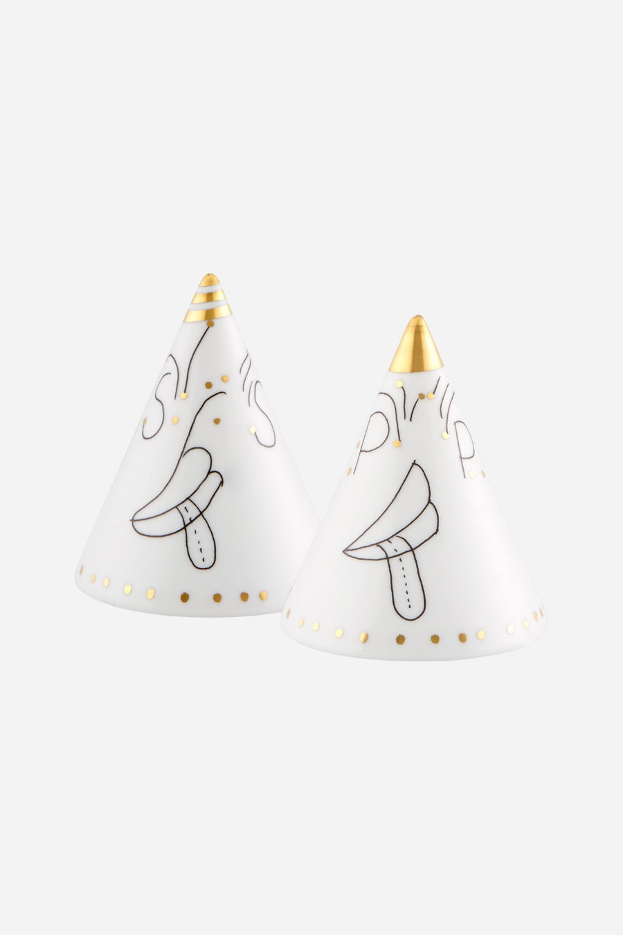 Vista Alegre Folkifunki Salt and Pepper Set by Jaime Hanyon