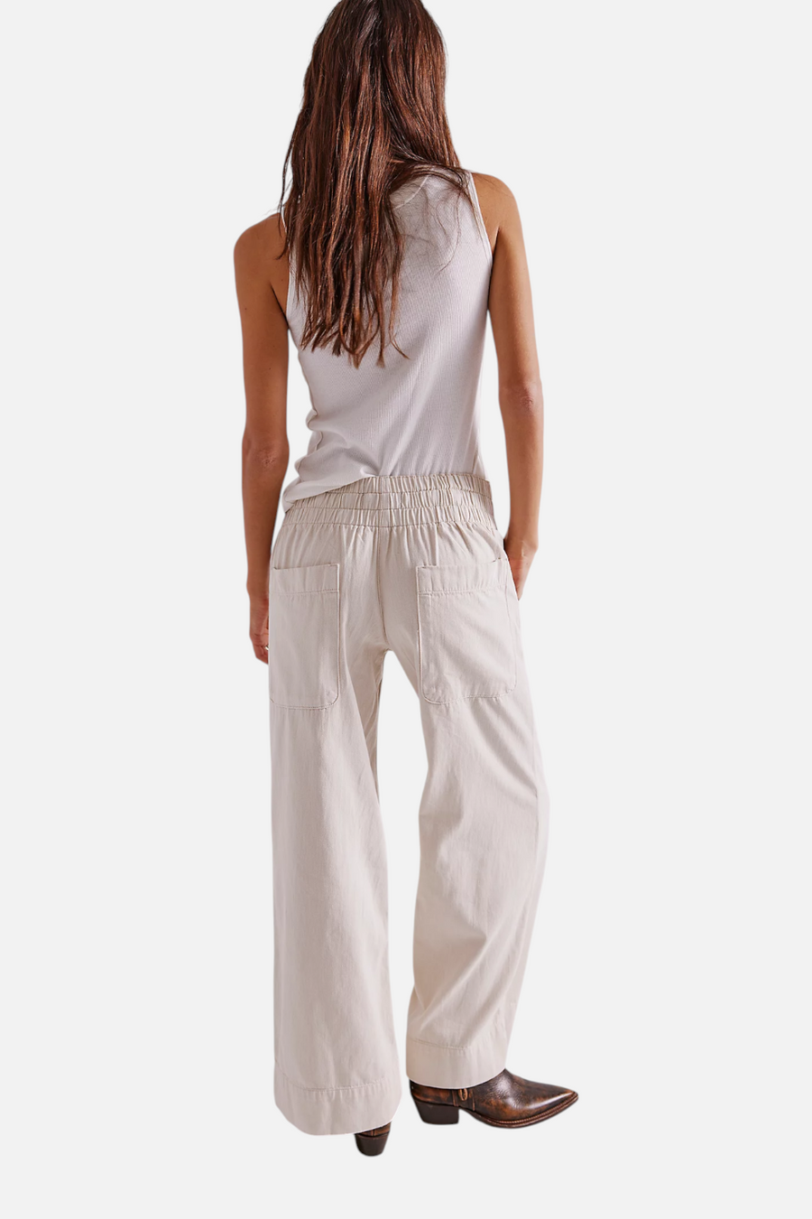 Free People Breezy Denim Pull-On Jeans in Bright Lights