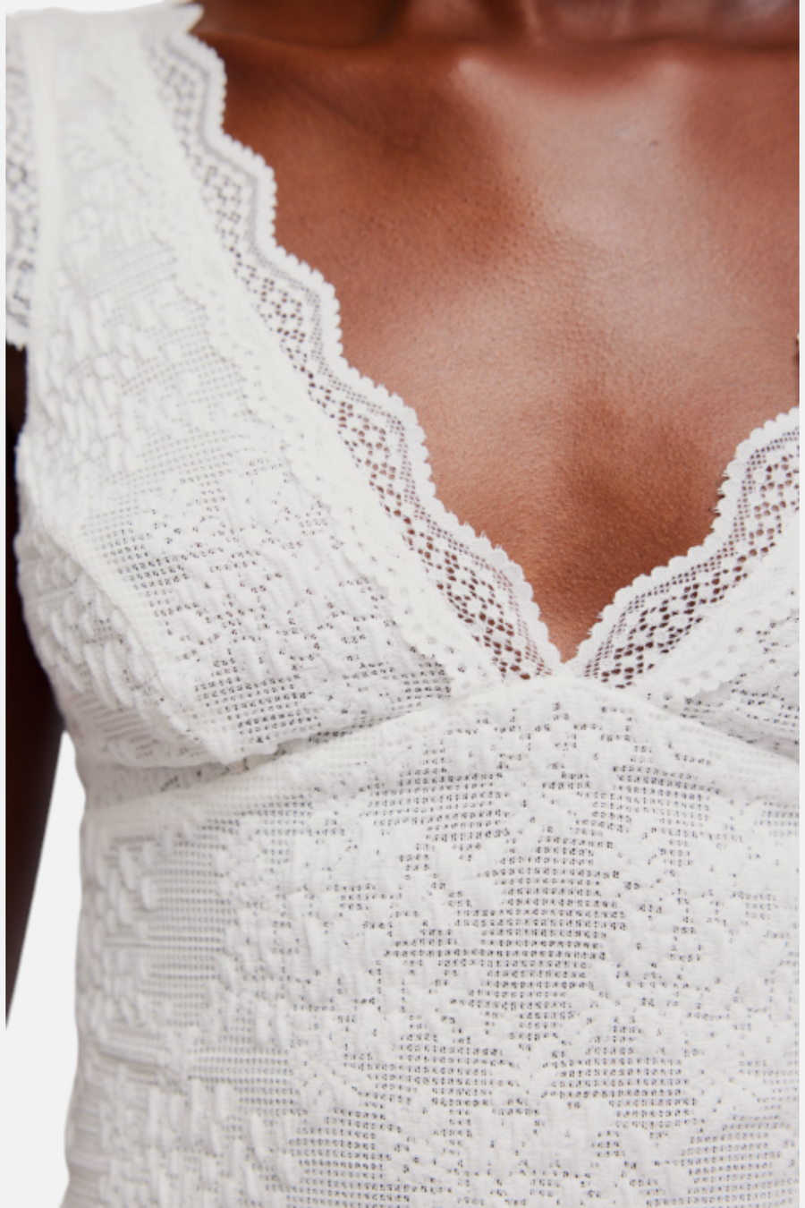 Free People Loved You First Lace Cami in Tea