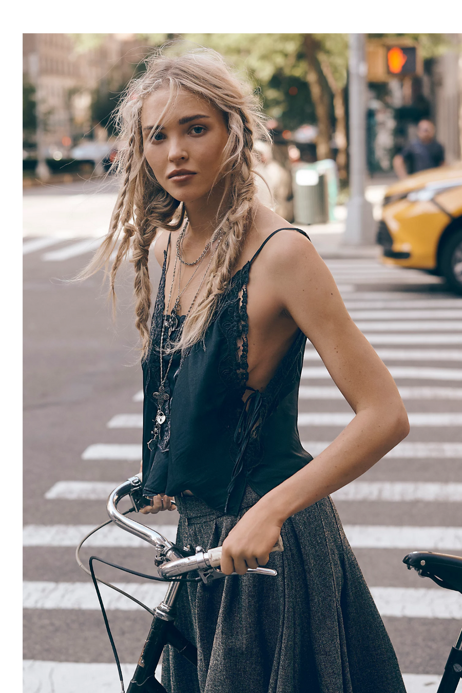 Free People Someone Like You Cami in Black