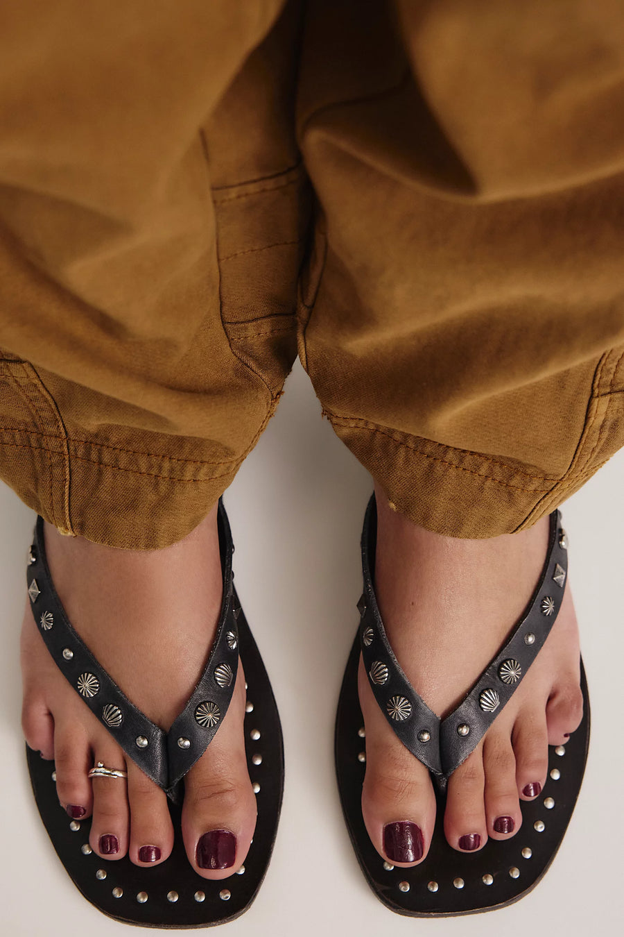 Free People Tide Flip Flop in Black