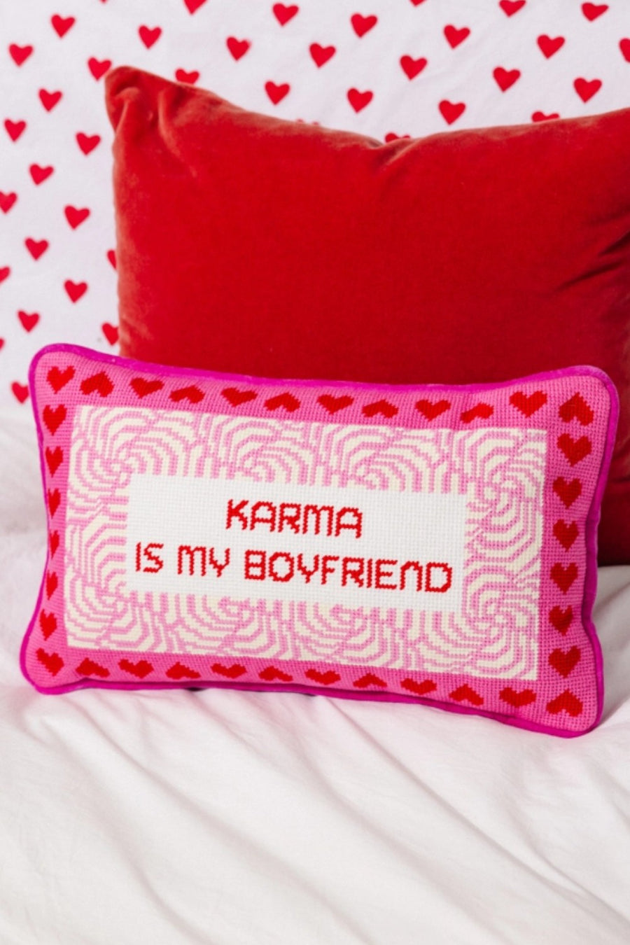 Furbish Karma Needlepoint Pillow