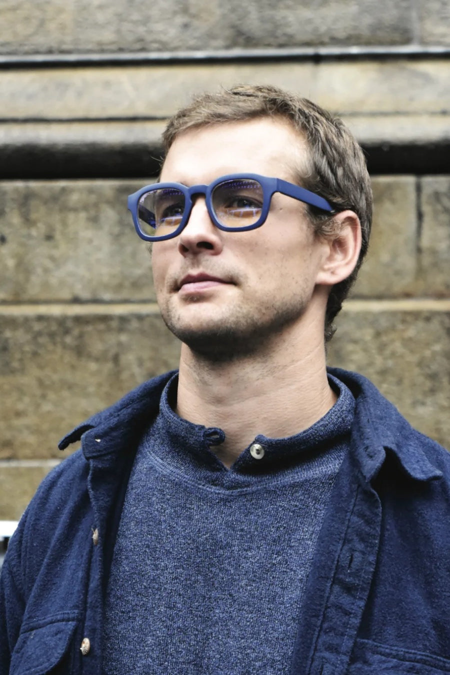 Gabriel + Simone Sy - Matte Navy