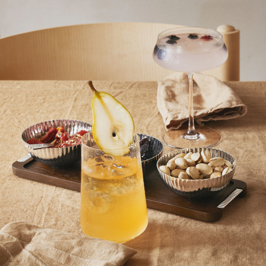 Georg Jensen Bernadotte Tray With Bowls - Design Inspired by Sigvard Bernadotte