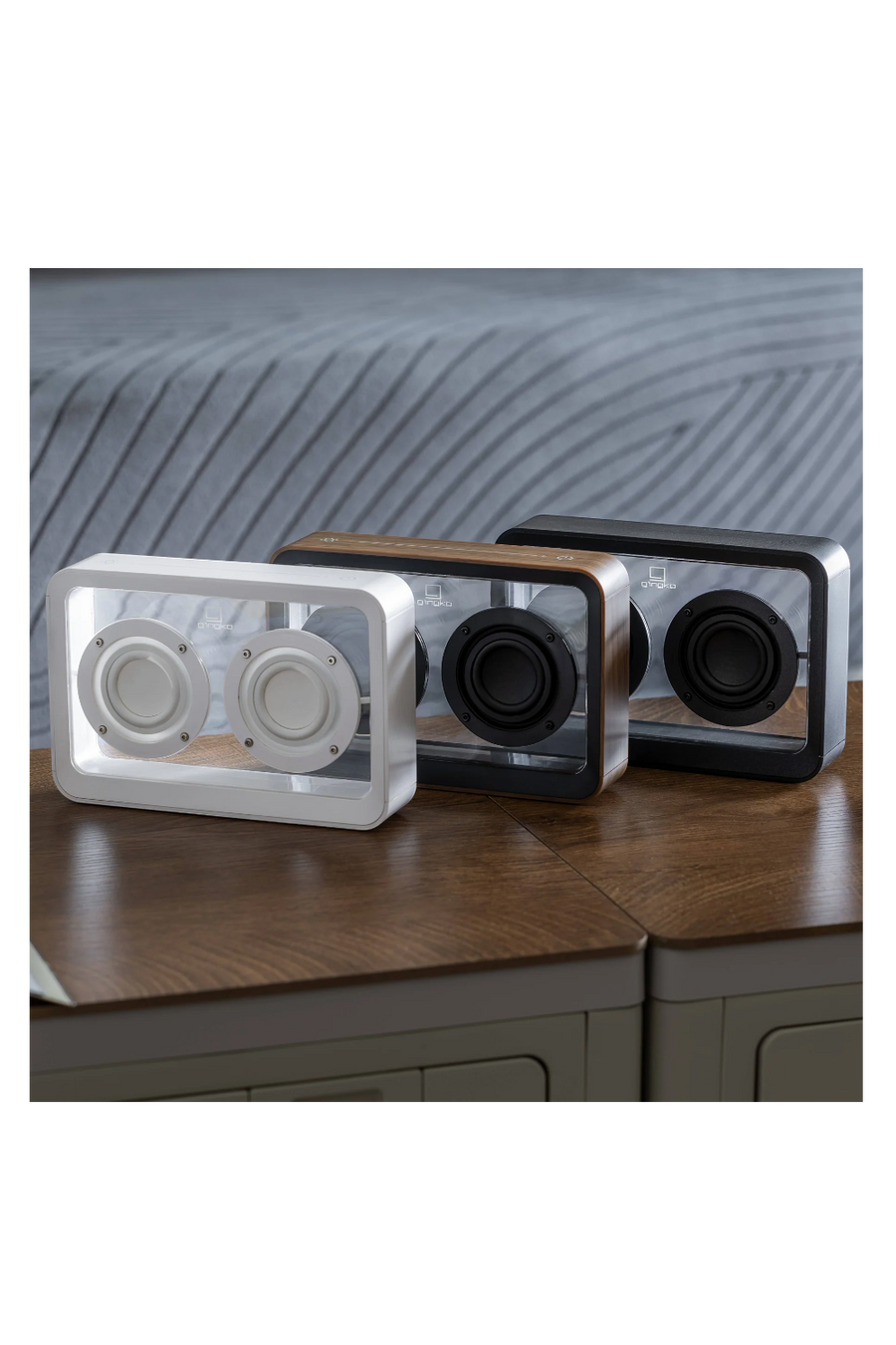 Gingko Mage See-Through Speaker in White