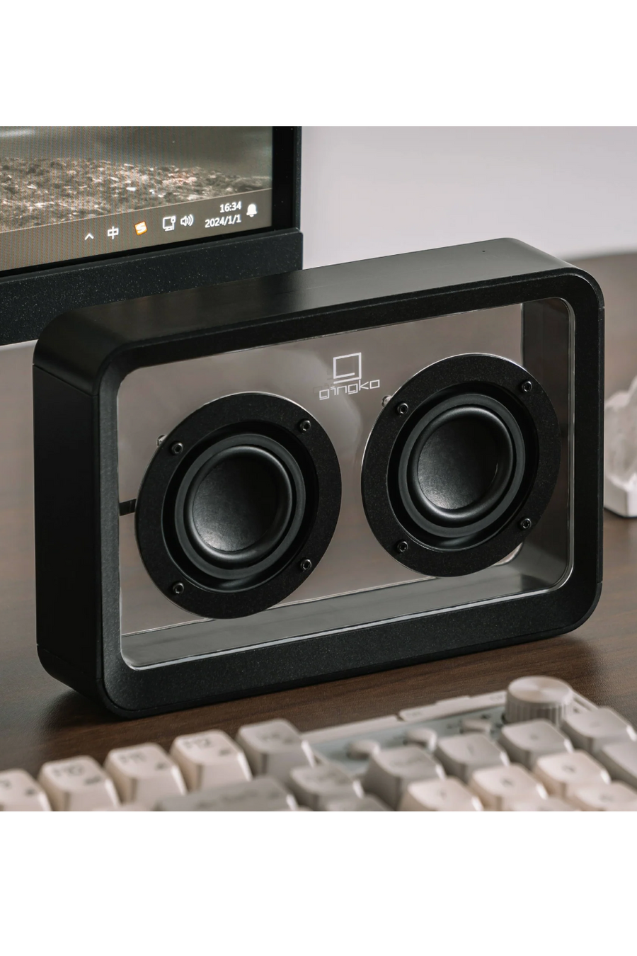 Gingko Mage See-Through Speaker in Black