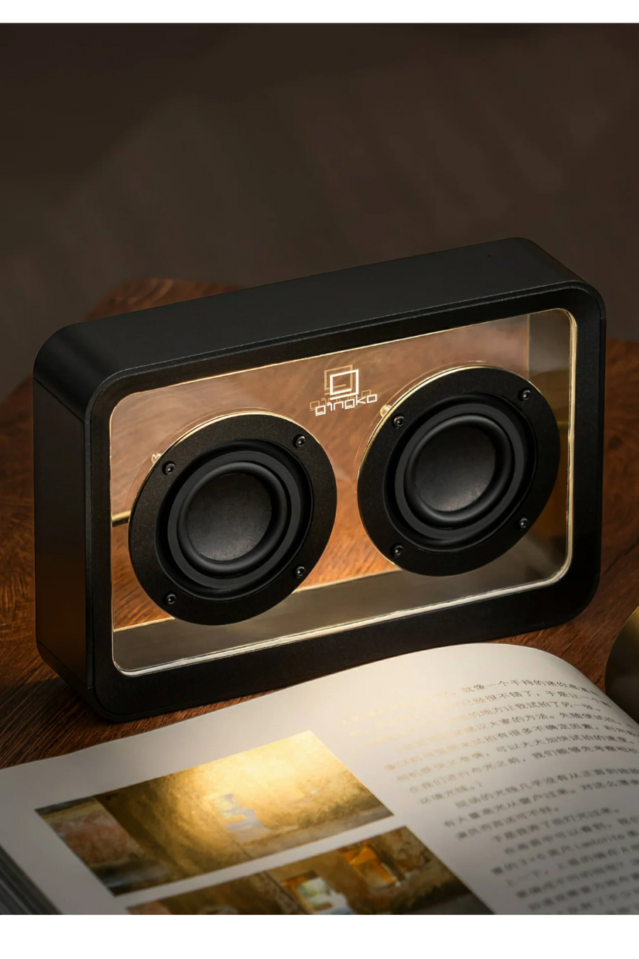 Gingko Mage See-Through Speaker in Black