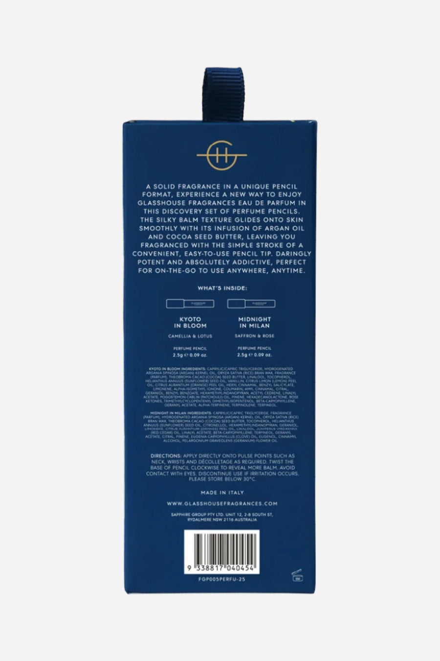 Glasshouse Perfume Pencils