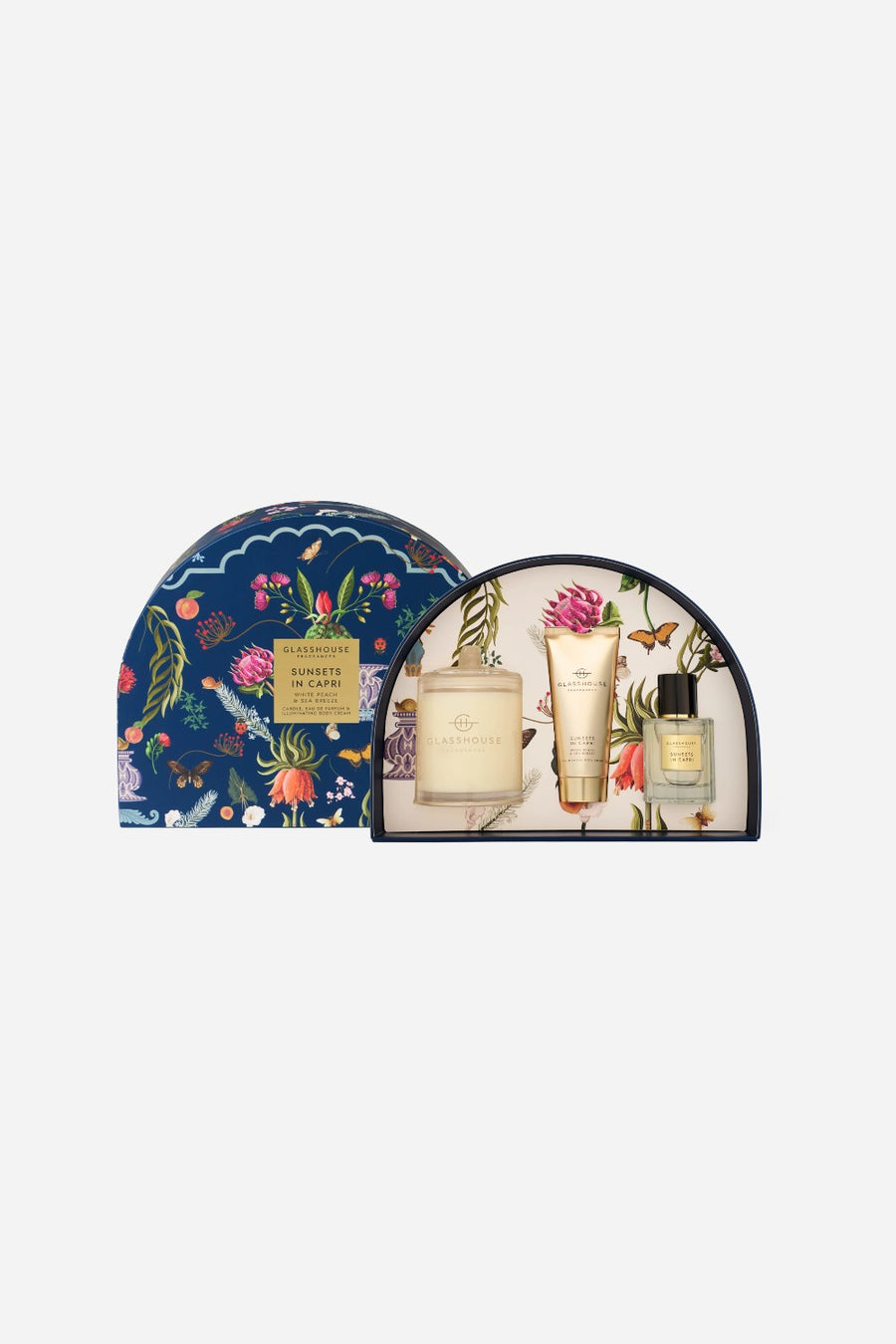 Glasshouse Sunsets In Capri Fragrance Trio Gift Set