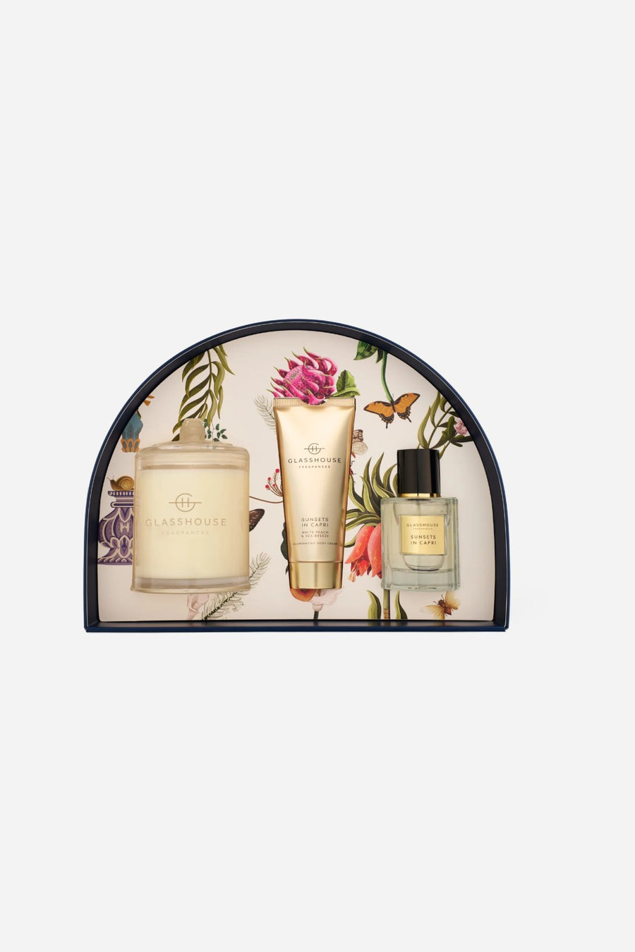 Glasshouse Sunsets In Capri Fragrance Trio Gift Set