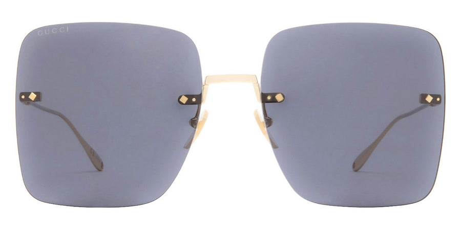 Gucci GG1147S Square Sunglasses in Gold / Gray