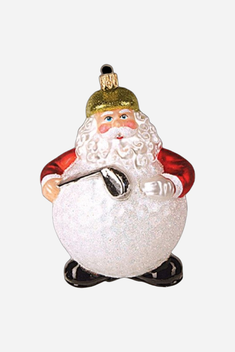 Golf Ball Santa Tree Ornament