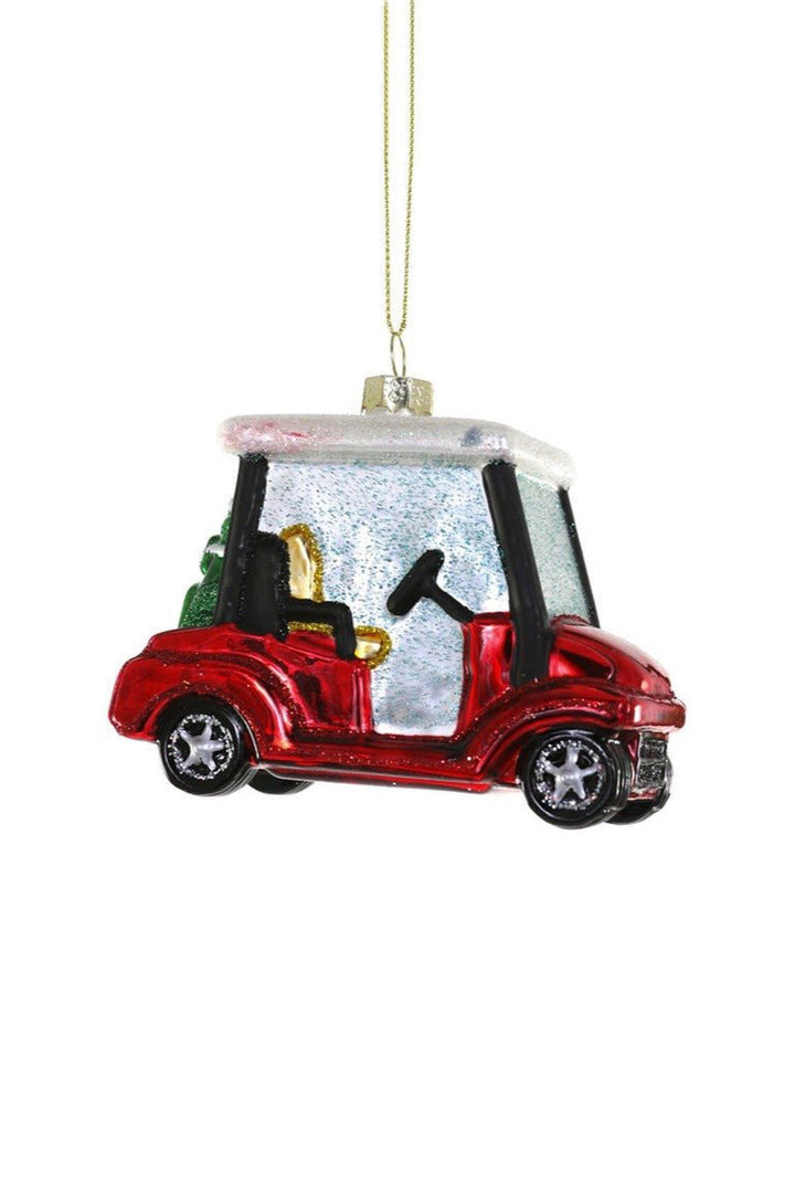 Golf Cart Ornament – CHROME