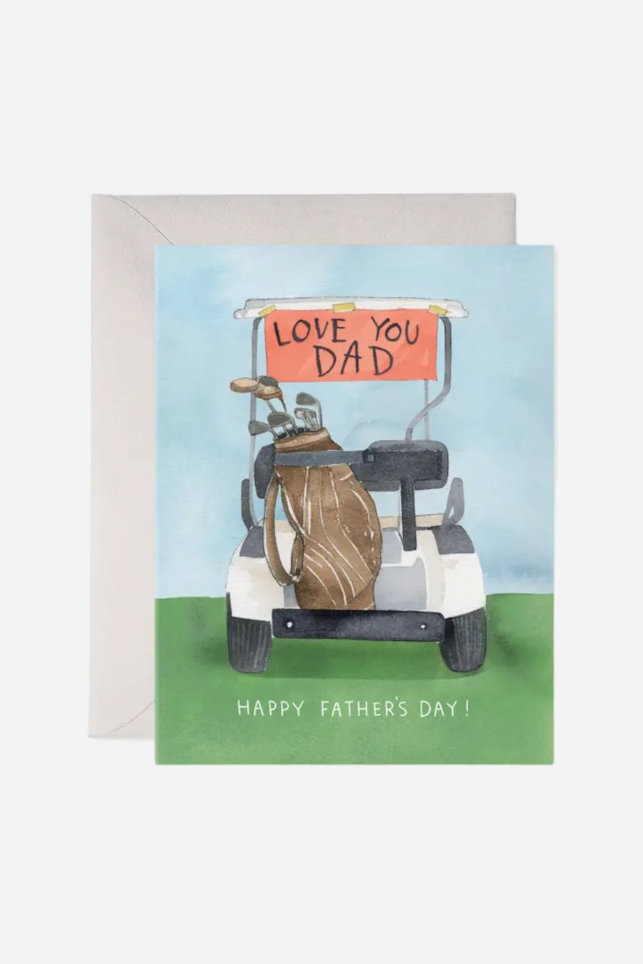 Golf Cart Dad Father's Day Greeting Card