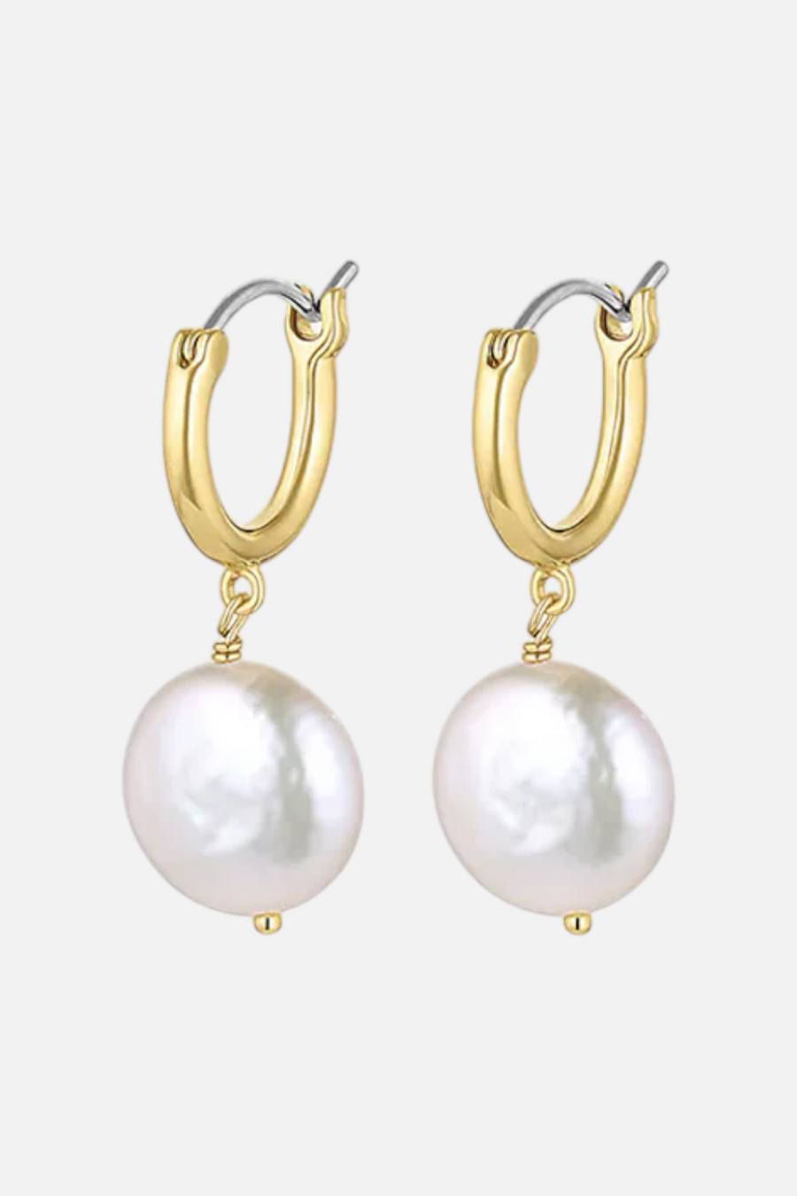 Gorjana Reese Pearl Huggies Earrings