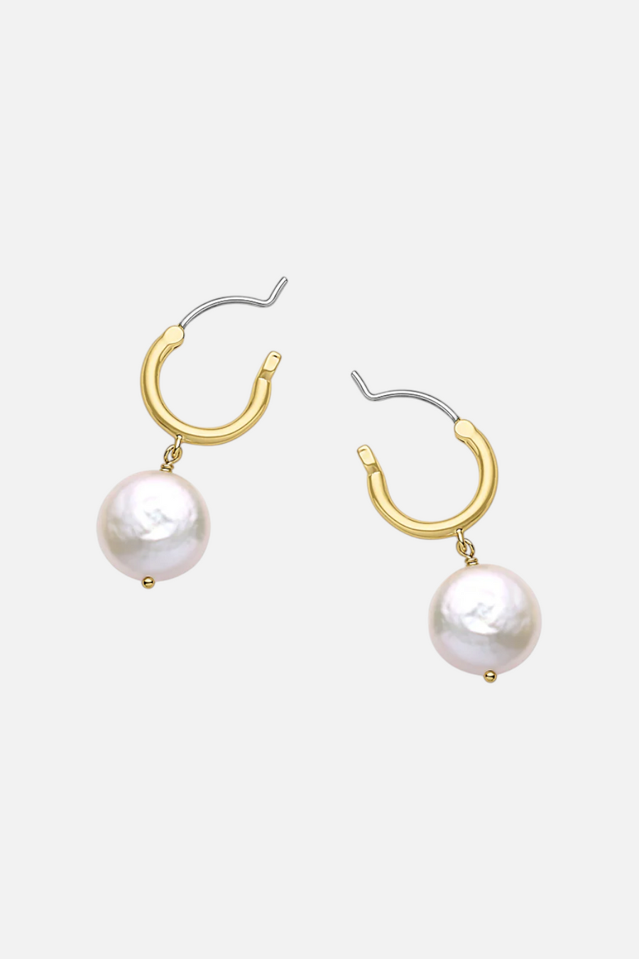 Gorjana Reese Pearl Huggies Earrings