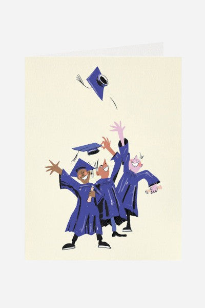 Halfpenny Postage Grad Hooray Card