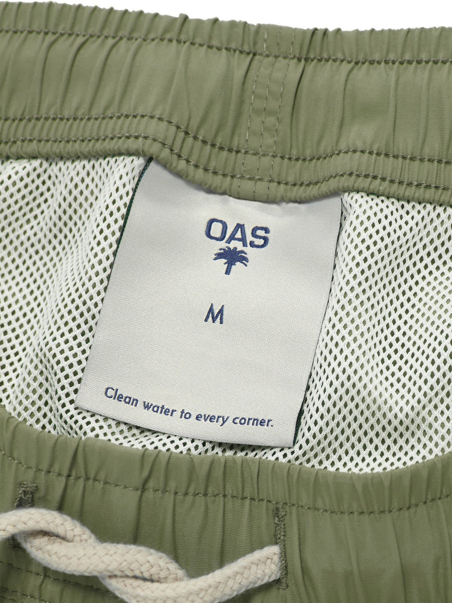 OAS Green Nylon Swim Short