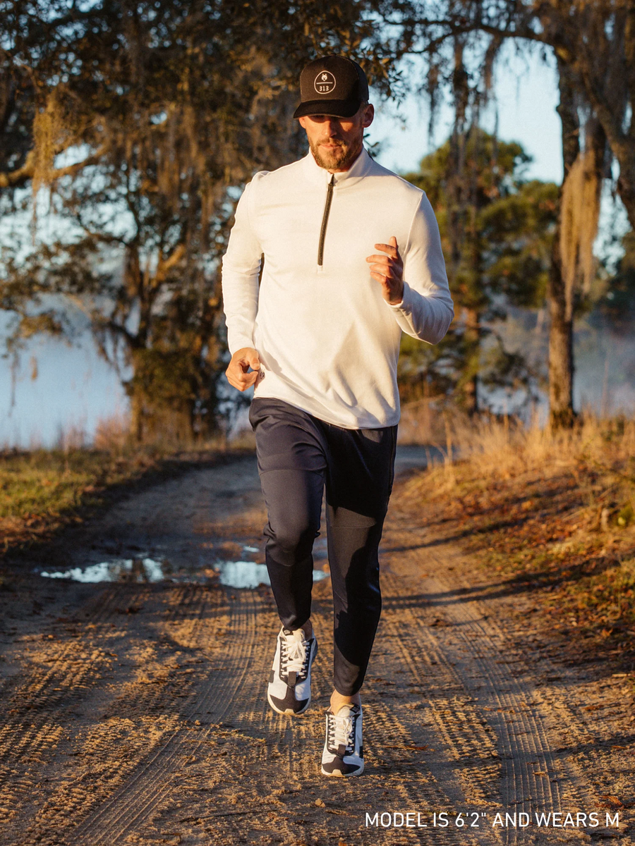 Greyson Sequoia Quarter Zip in Arctic