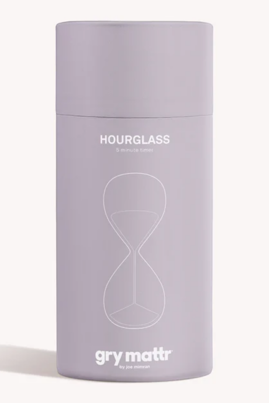 Gry Mattr Desktop Mini Hourglass in Violet