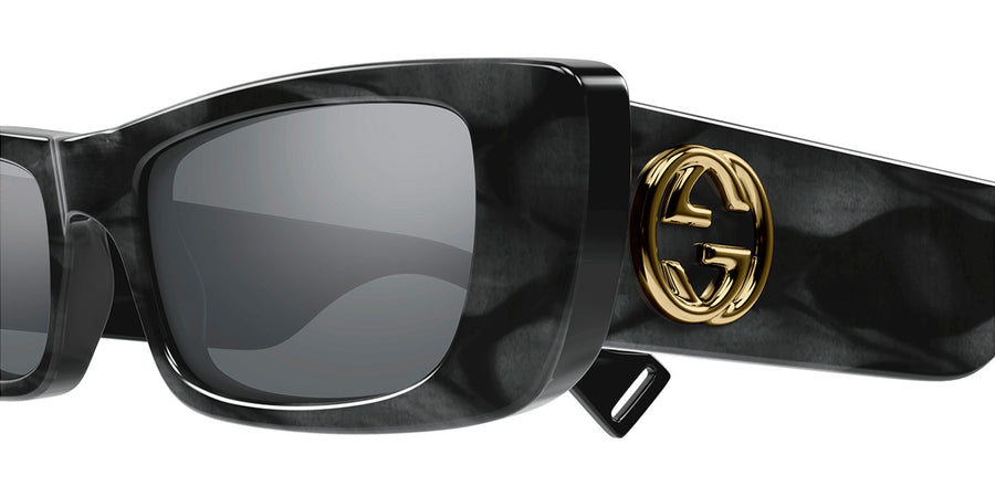 Gucci Black Marble Pearl Logo Sunglasses