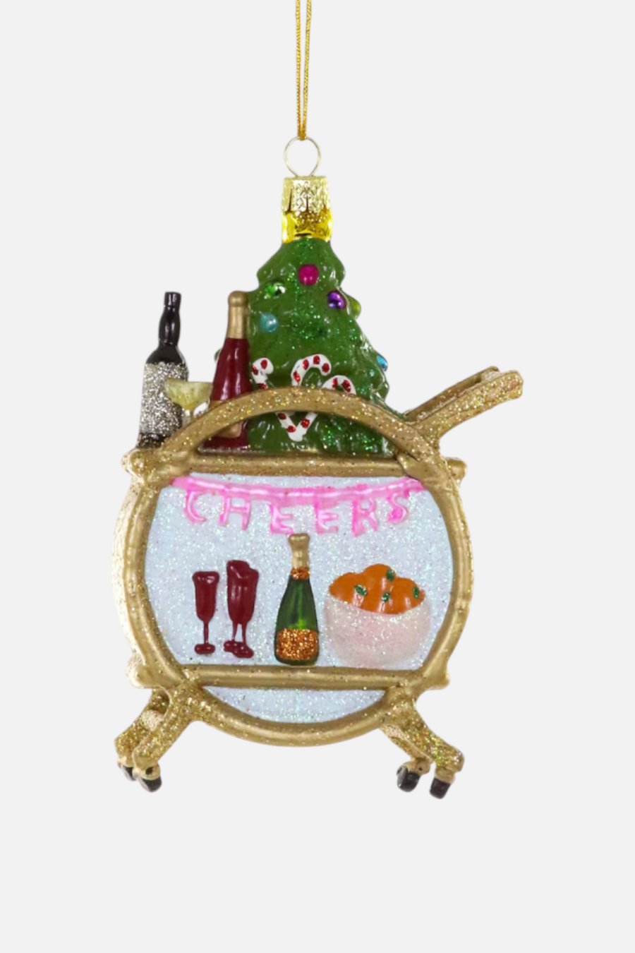 Cody Foster Holiday Bar Cart Ornament