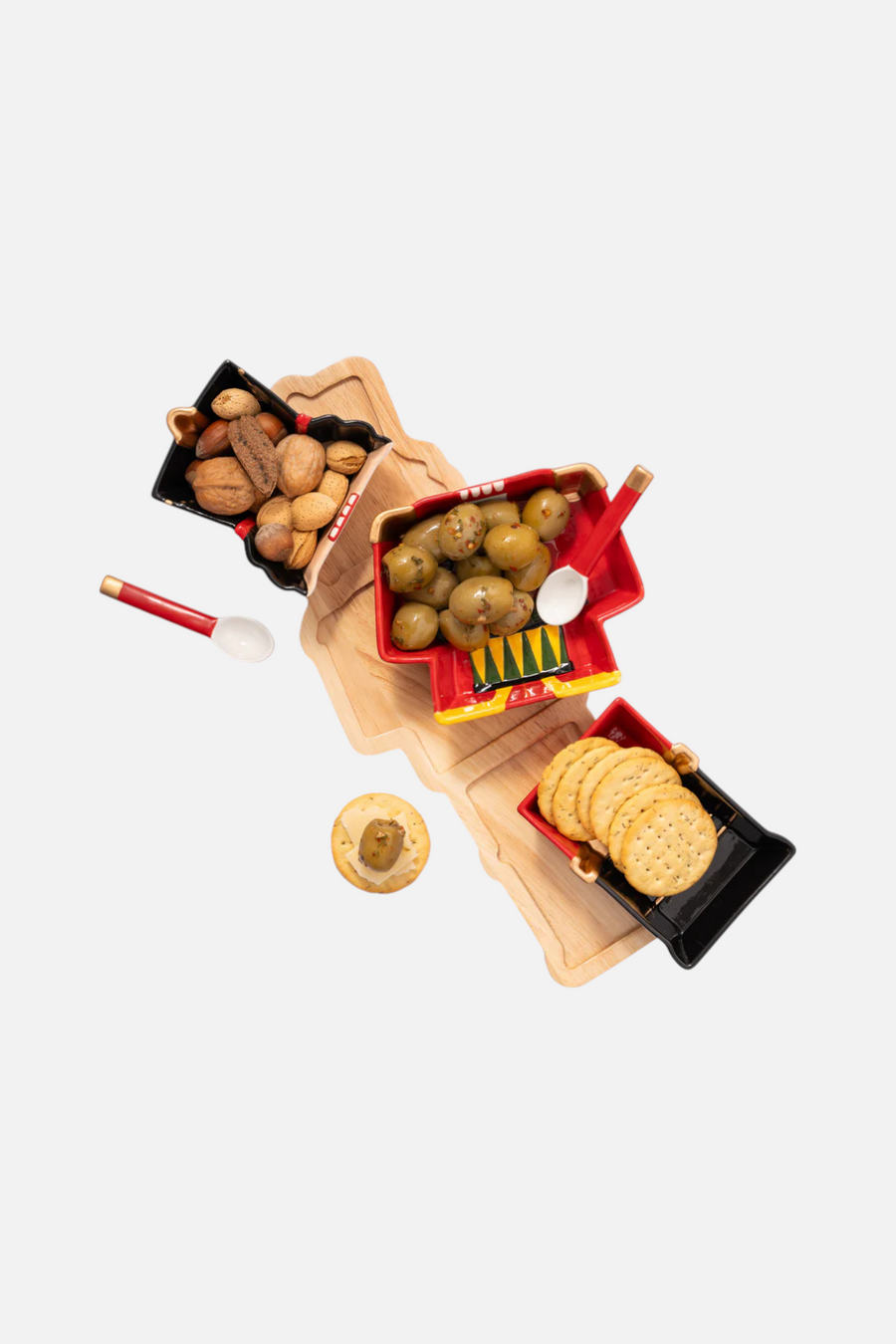 Godinger Holiday Nutcracker Appetizer Server