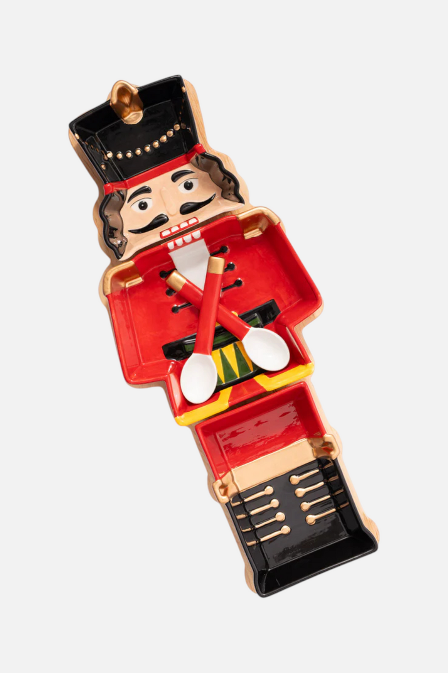 Godinger Holiday Nutcracker Appetizer Server