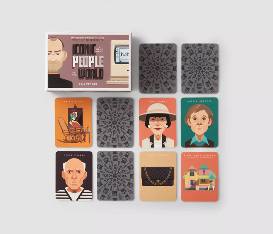 Printworks Iconic People Memo Game
