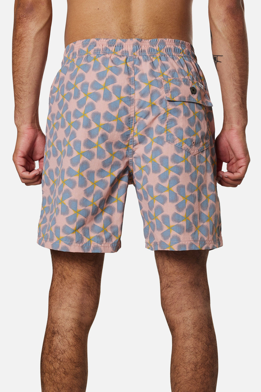 Katin Iris Volley Swim Trunks in Rose