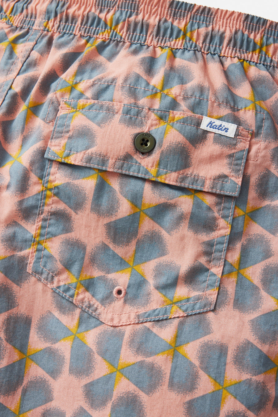 Katin Iris Volley Swim Trunks in Rose