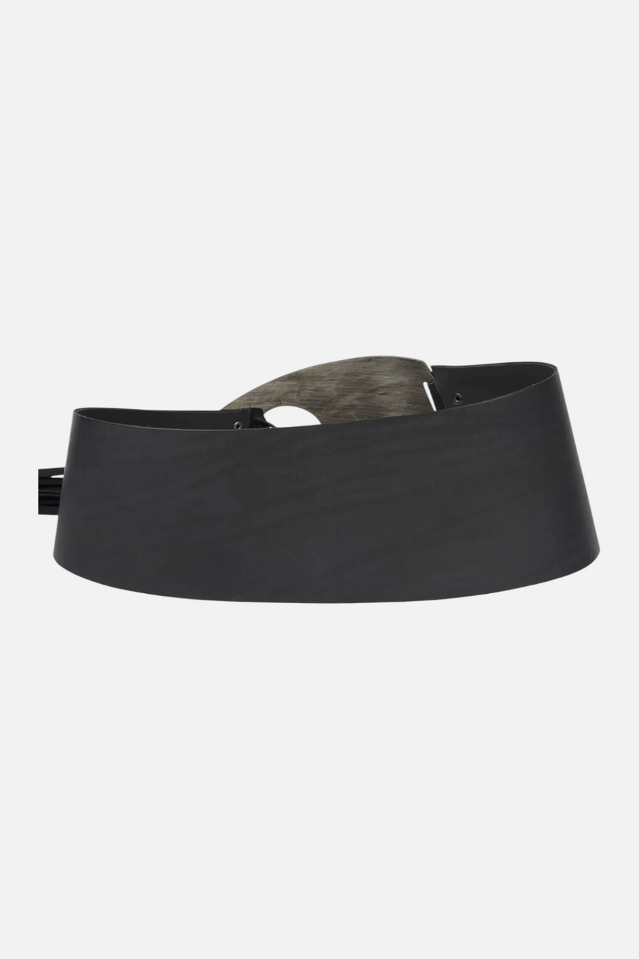 Jeffrey Campbell Don't Dare Belt in Black Silver
