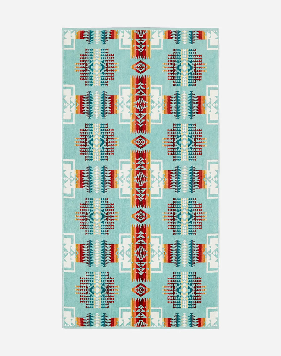 Pendleton Jacquard Bath Towel in Aqua