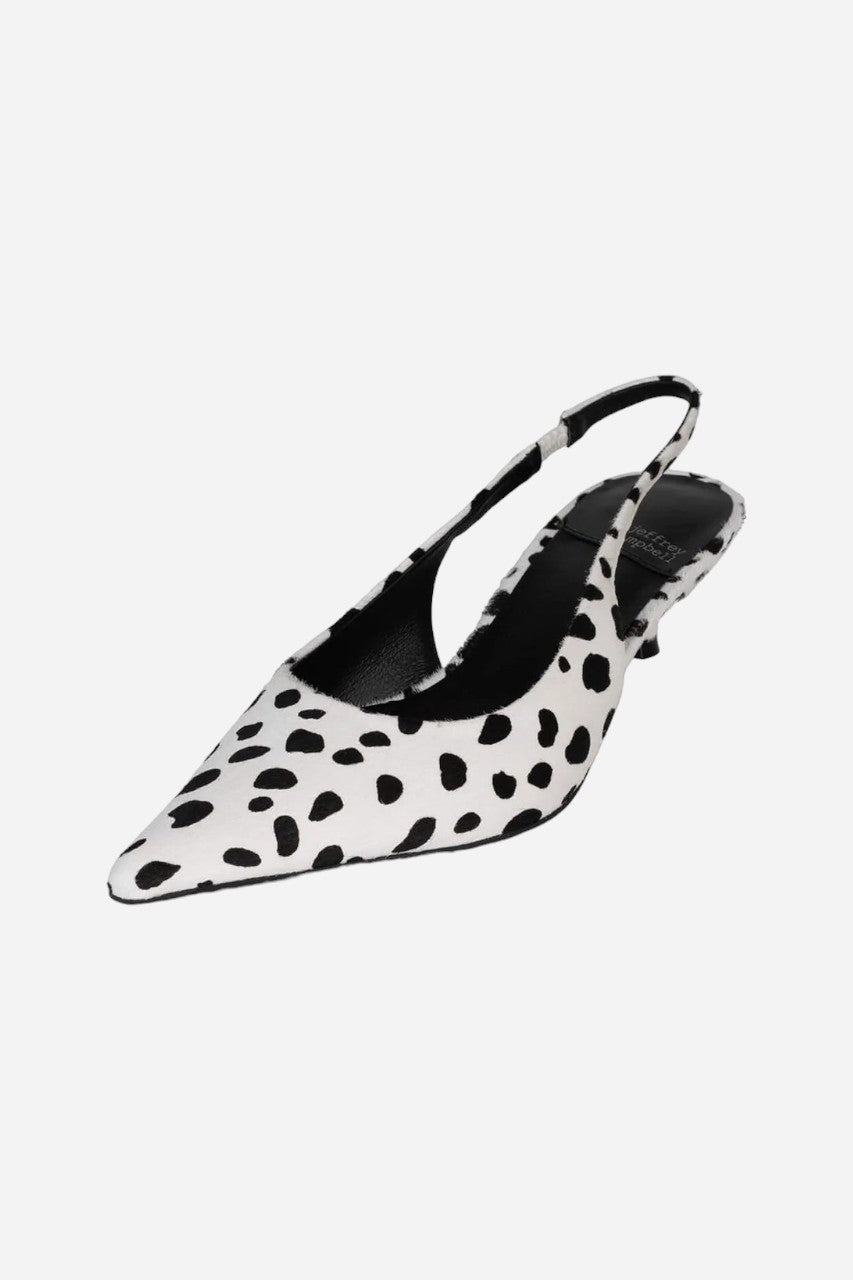 Jeffery Campbell Persona- F2 Black/White Dalmation
