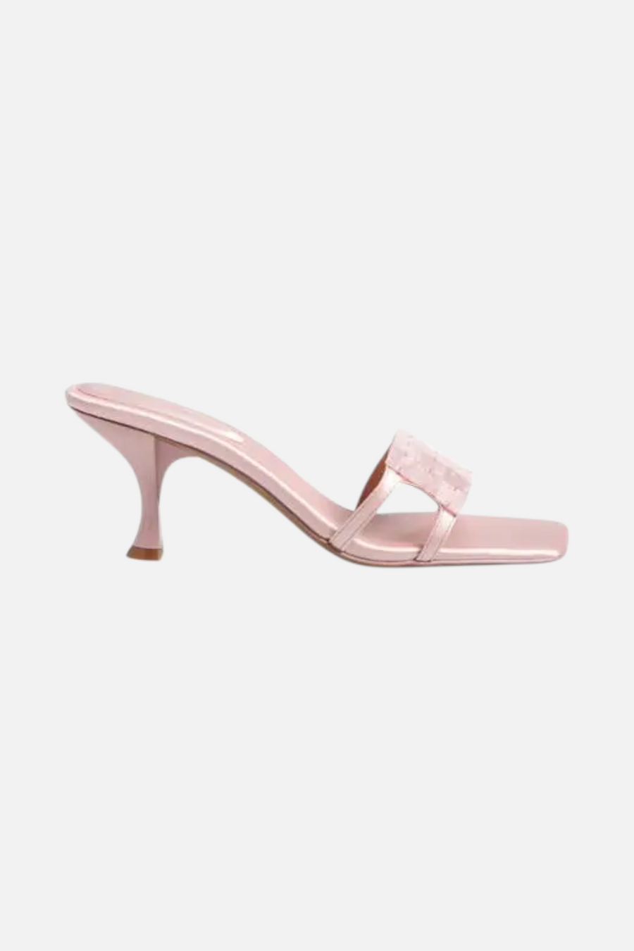 Jeffrey Campbell Abalone Sandal in Pink Satin Combo
