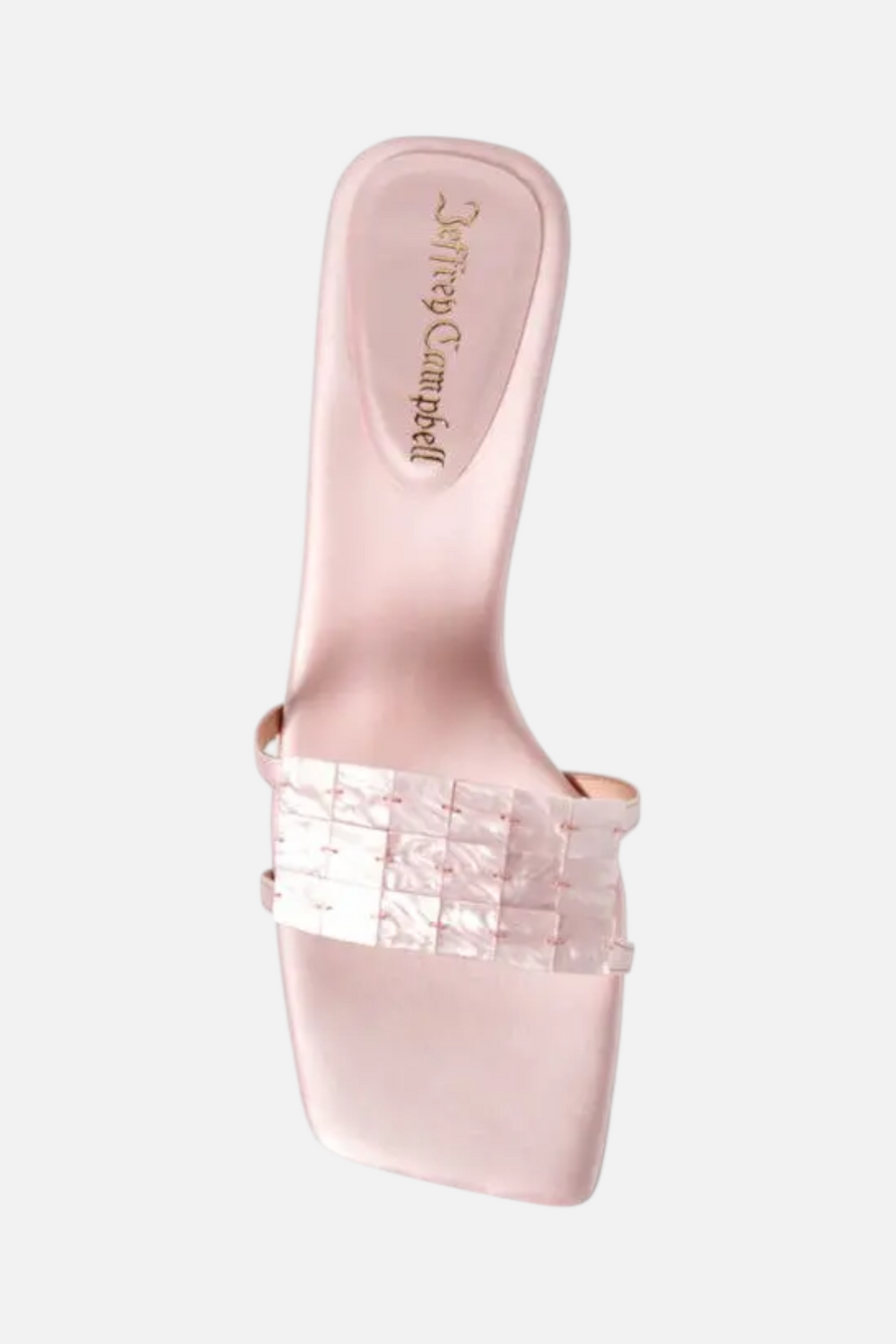 Jeffrey Campbell Abalone Sandal in Pink Satin Combo