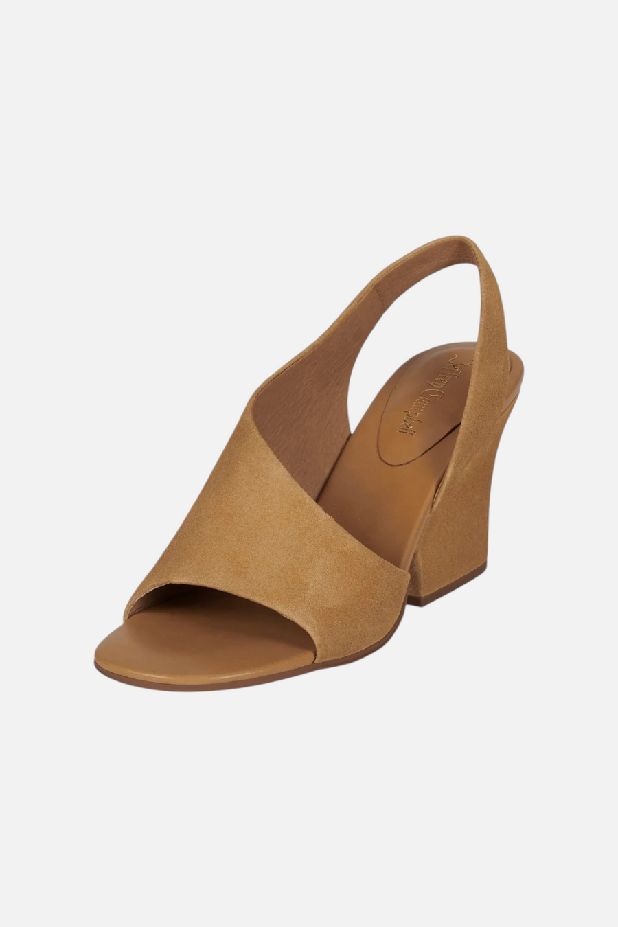 Jeffrey Campbell Pastiche Heel in Camel Suede