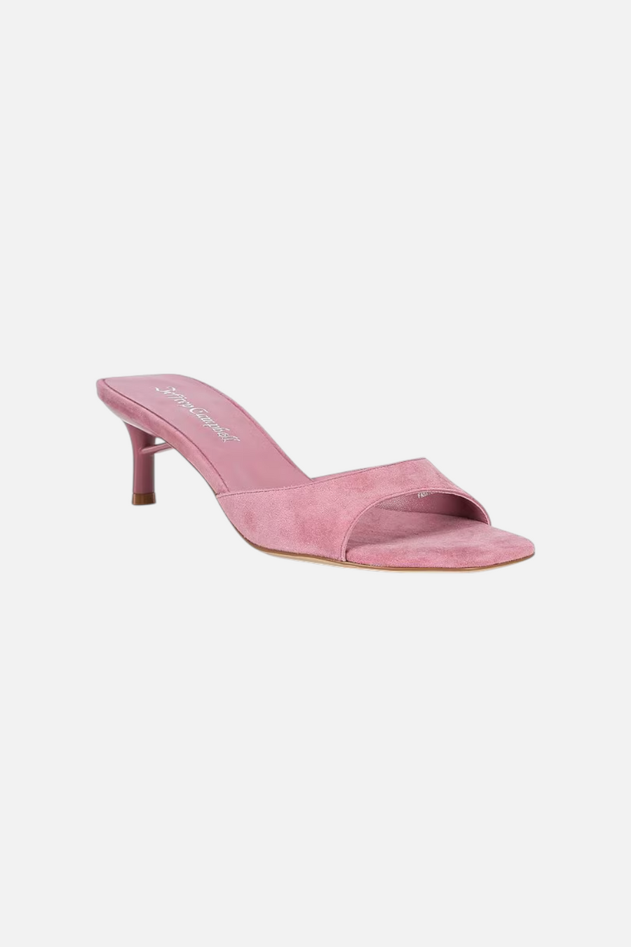 Jeffrey Campbell Spy-Kid Kitten Heel Sandal in Dusty Rose