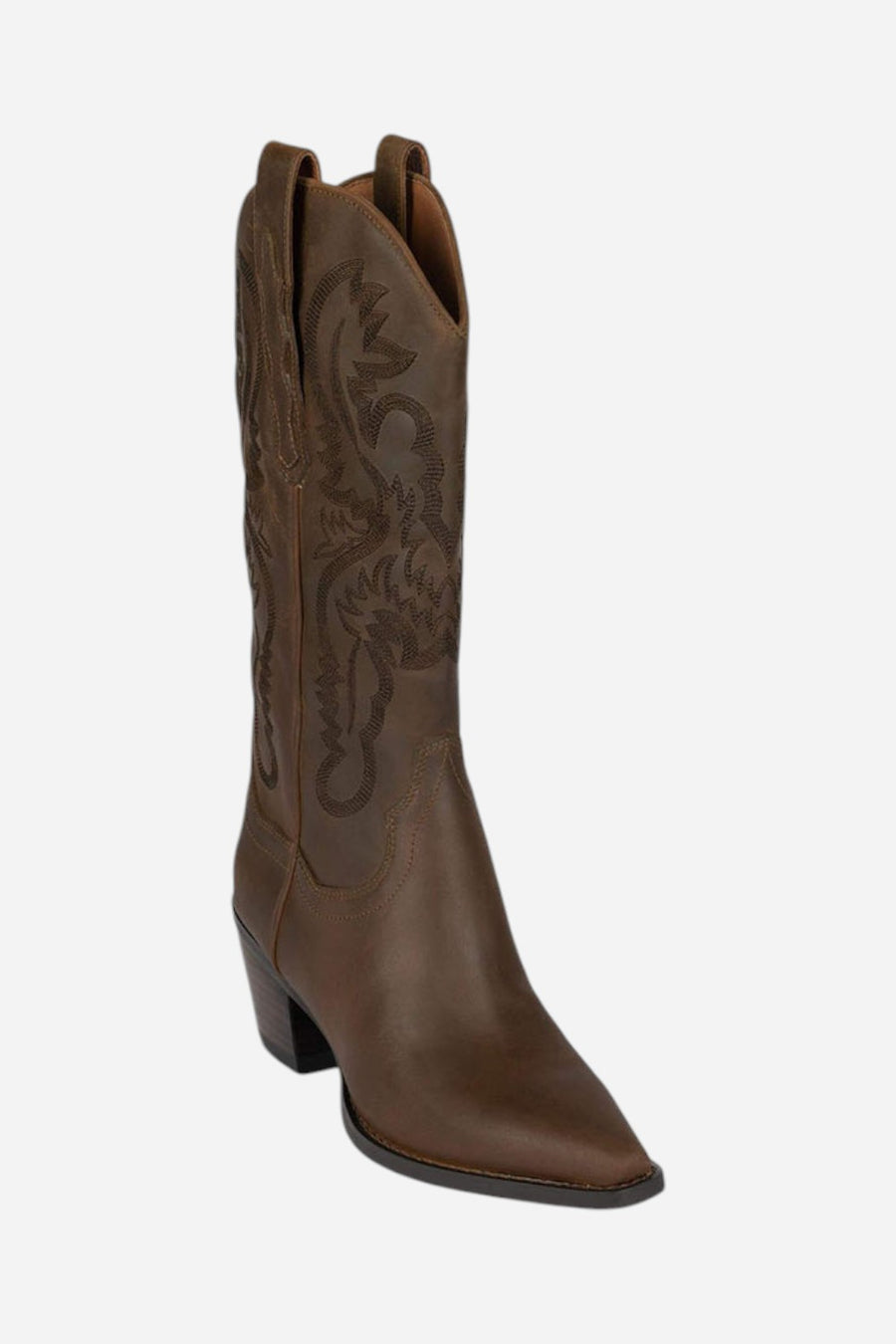 Jeffrey Campbell Dagget Boots In Brown Washed