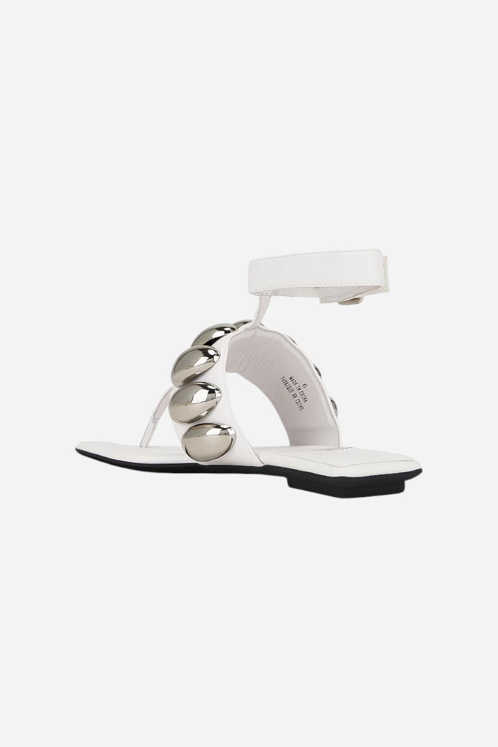 Jeffrey Campbell Resort Sandals in White Silver – CHROME