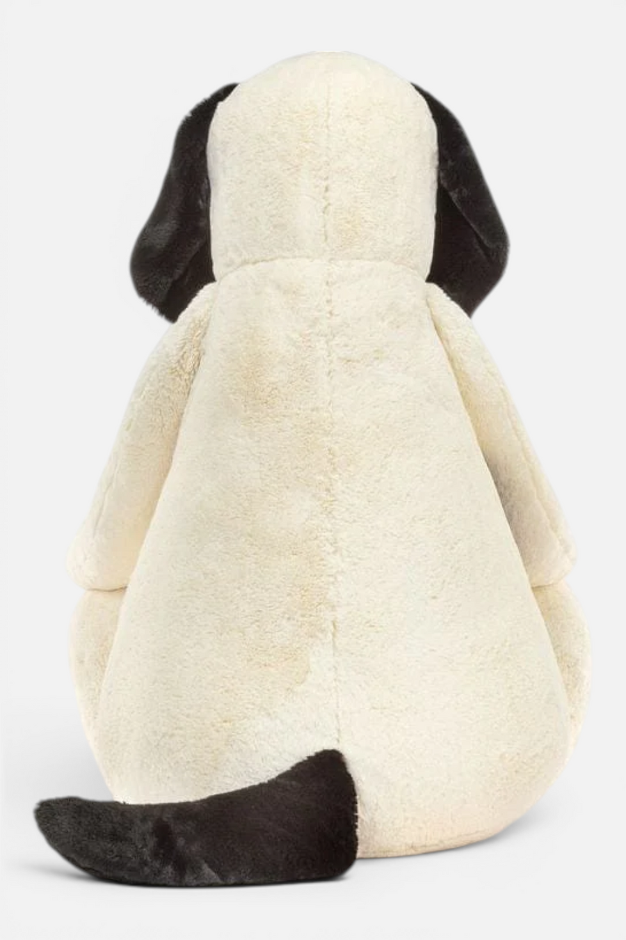 Jellycat Bashful Black & Cream Puppy Gigantic — detail view