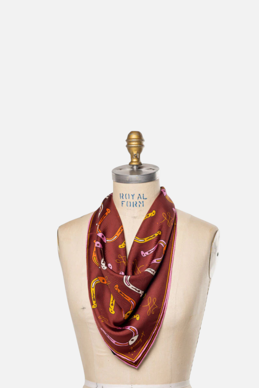 Jenni Earle Big Horseshoe Silk Scarf