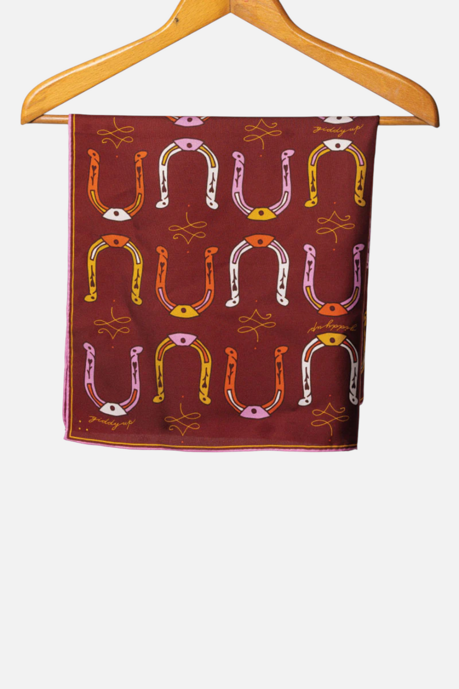 Jenni Earle Big Horseshoe Silk Scarf